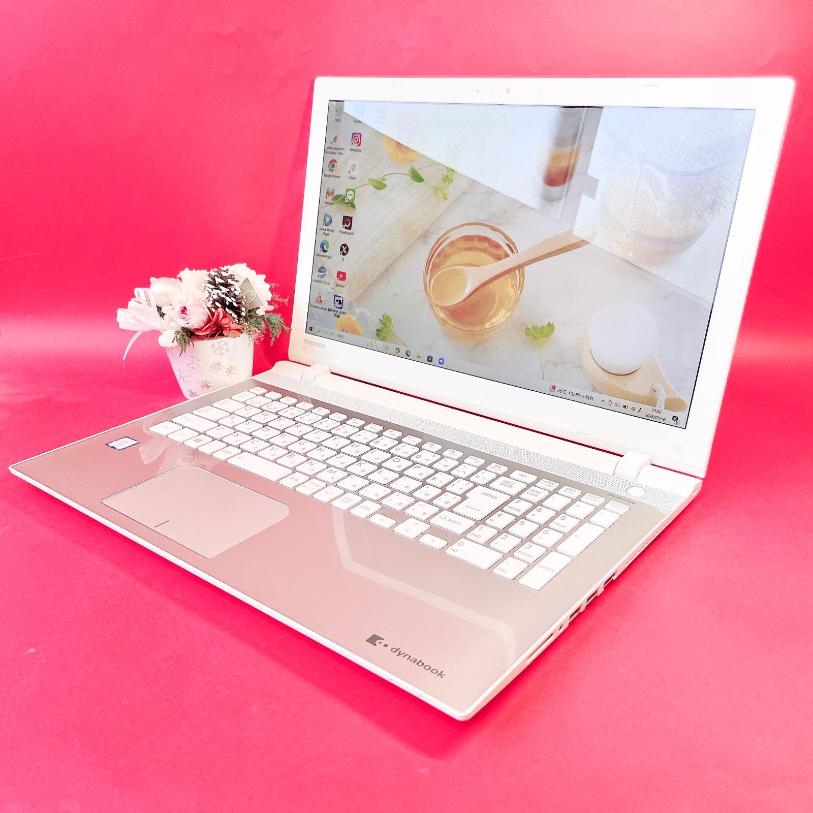 Corei7/1TB/ゴールド薄型ノートPC✨Office付 中古PC - メルカリ