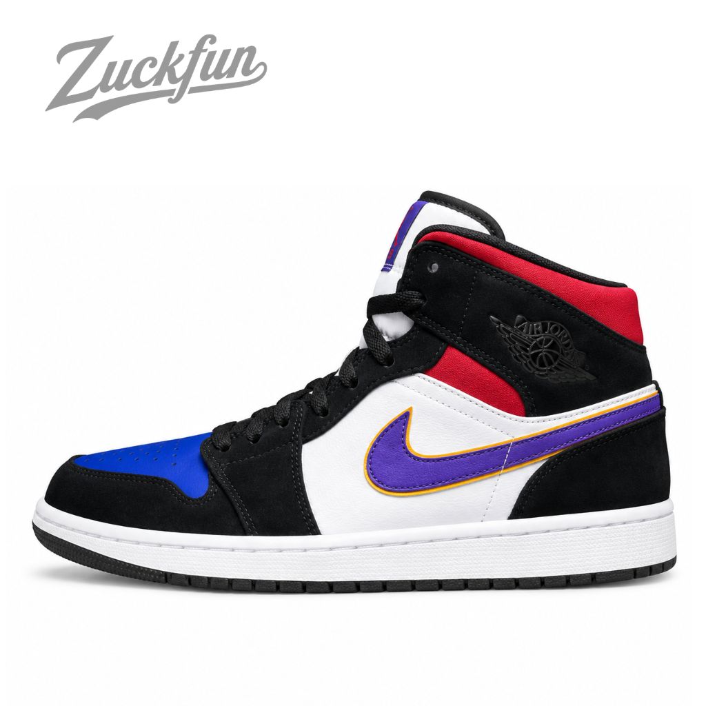 ビッグサイズ NIKE AIR JORDAN 1 MID LAKERS TOP 3 SE エア ジョーダン