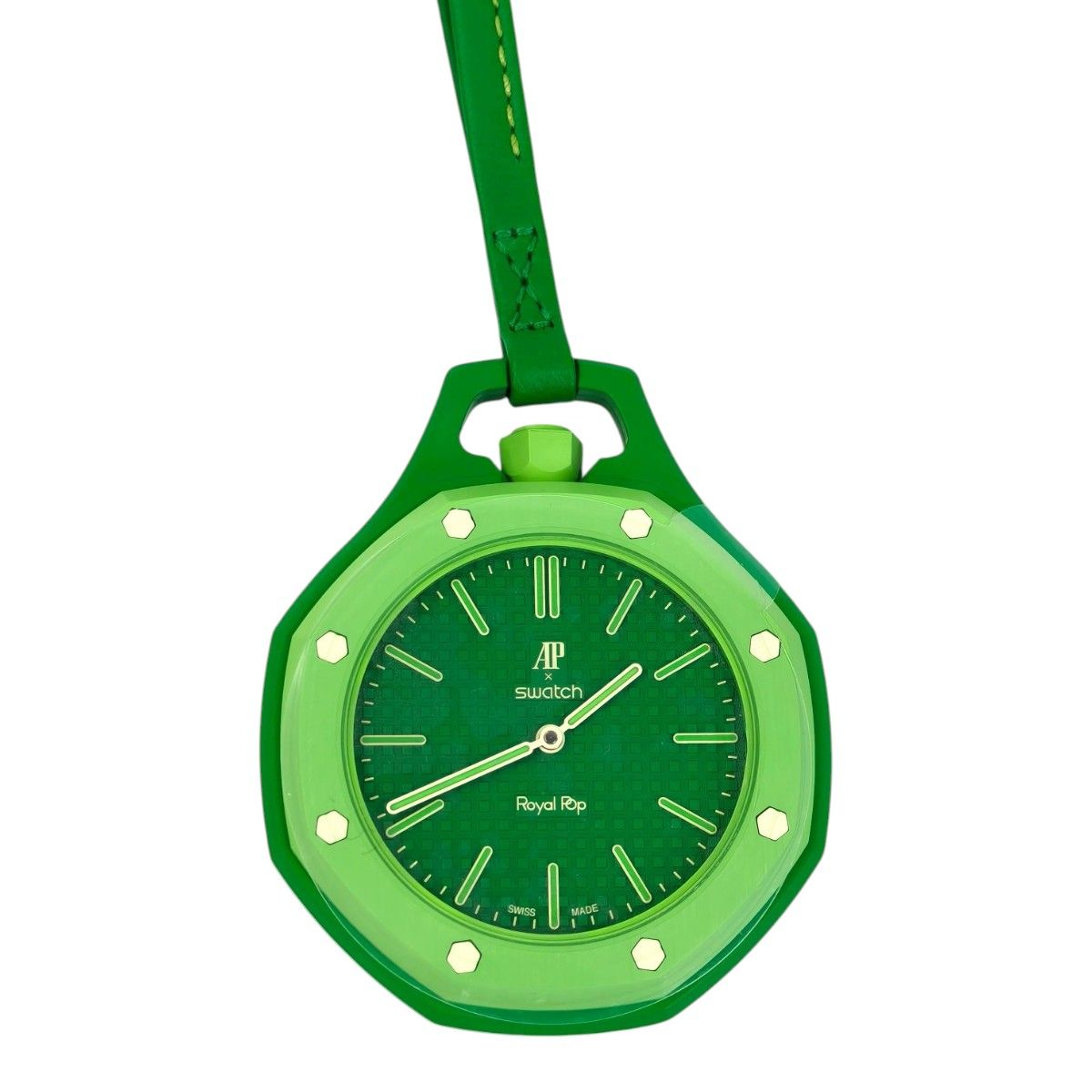 AUDEMARS PIGUET×Swatch 手巻き懐中時計GreenEightSSX03G100N 管理番号：11549