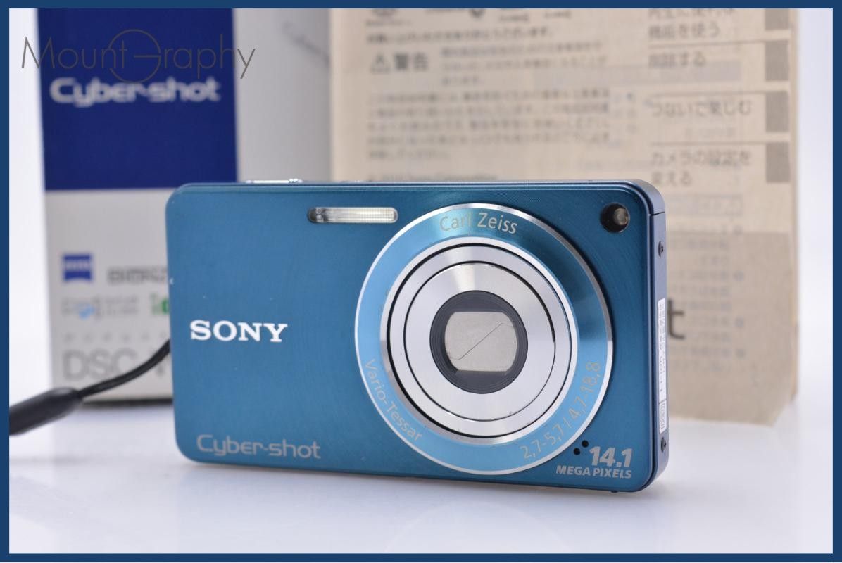 【動作保証】 ソニー SONY Cyber-shot DSC-W350 4X 元箱、取扱説明書付属 同梱無料 #ks648