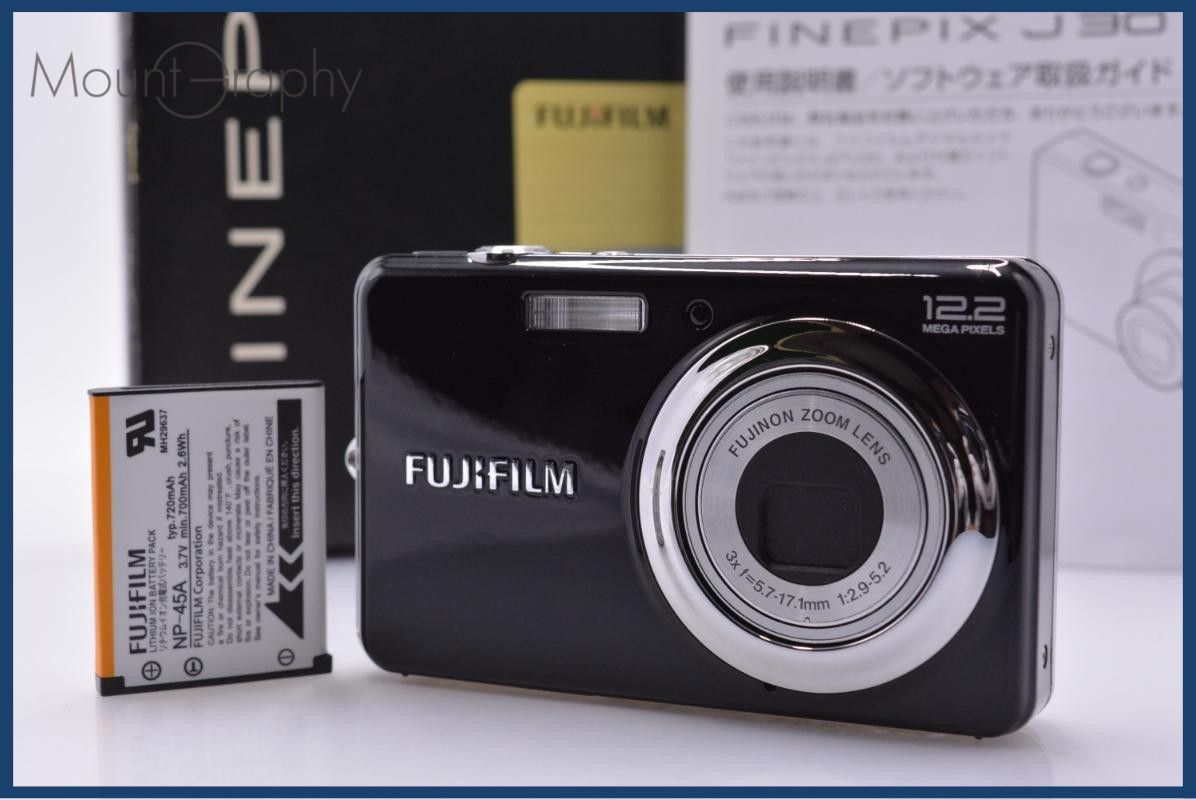 富士フイルム FUJIFILM FinePix J30 3X 元箱、バッテリー、取扱説明書付属 同梱無料 #ks665