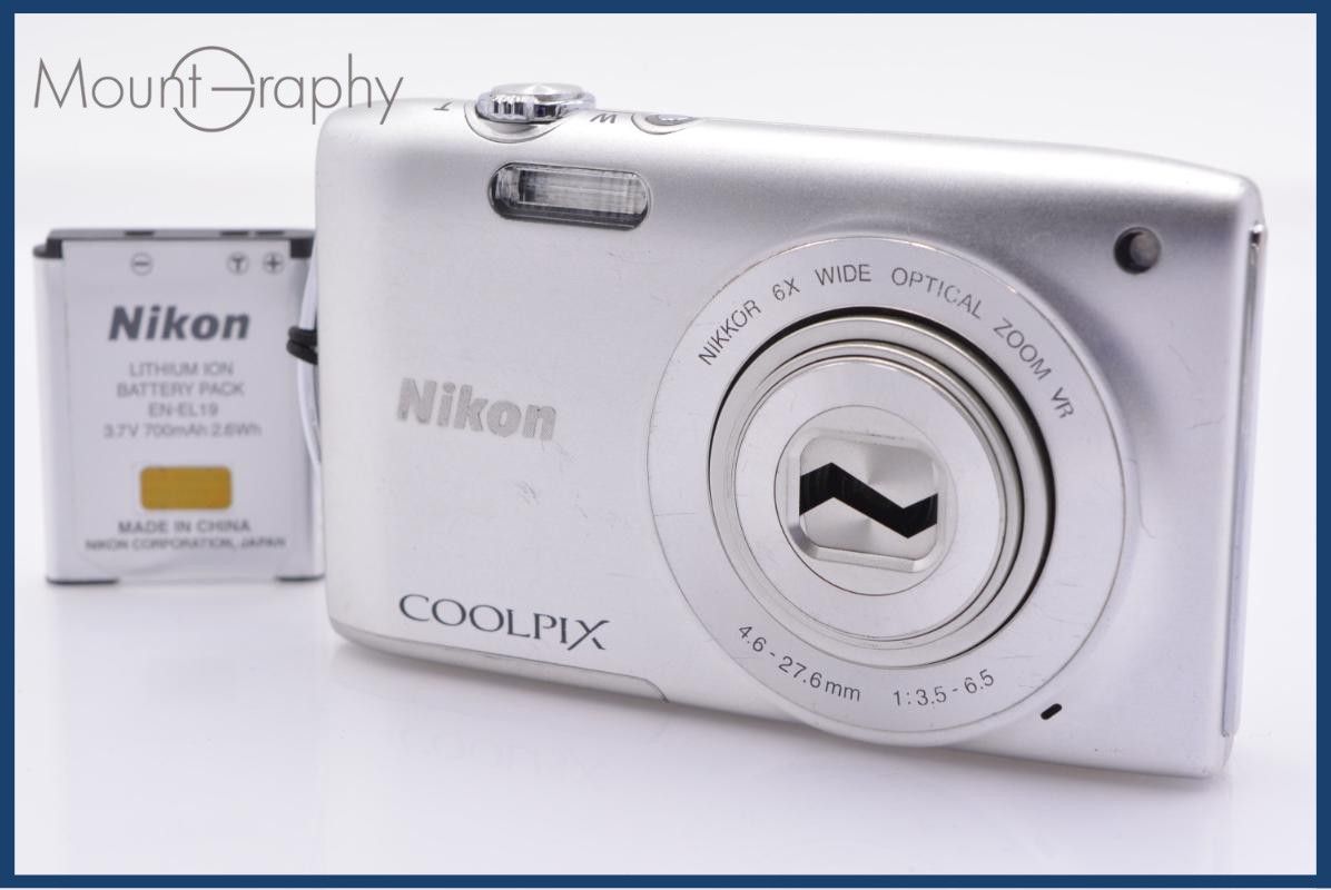 難あり ニコン Nikon COOLPIX S3300 6x バッテリー付属 同梱無料 #my94