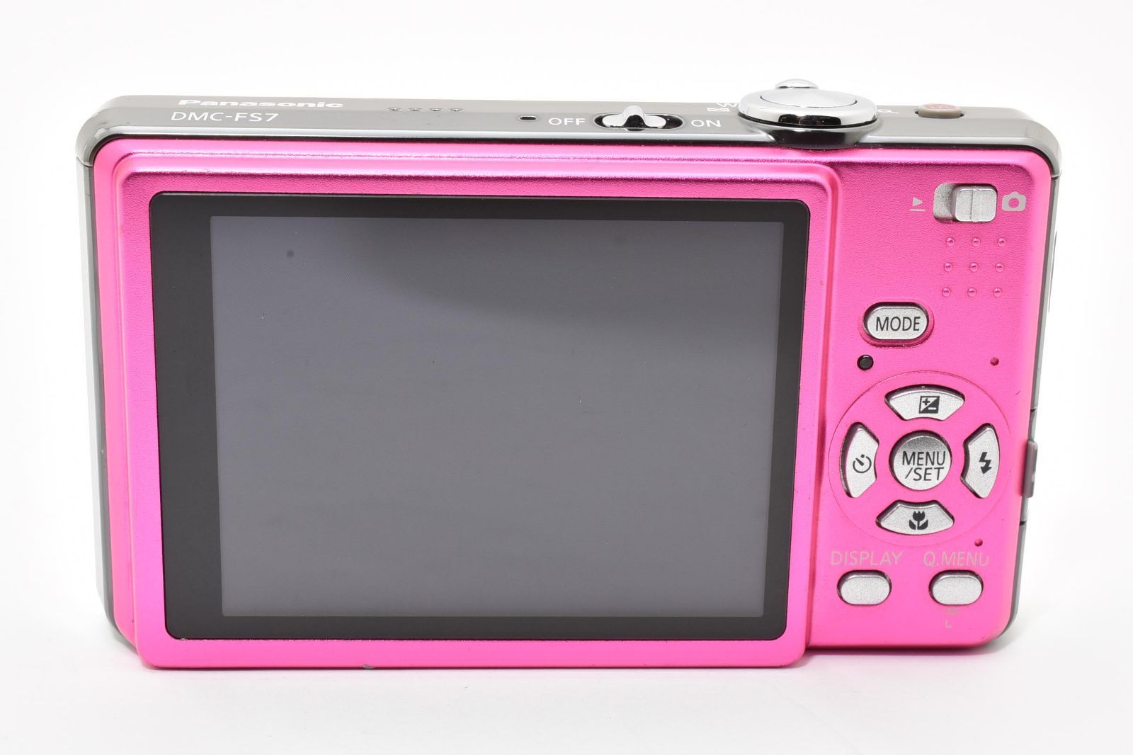 ジャンク》 Panasonic パナソニック LUMIX DMC-FS7 ピンク コンパクト