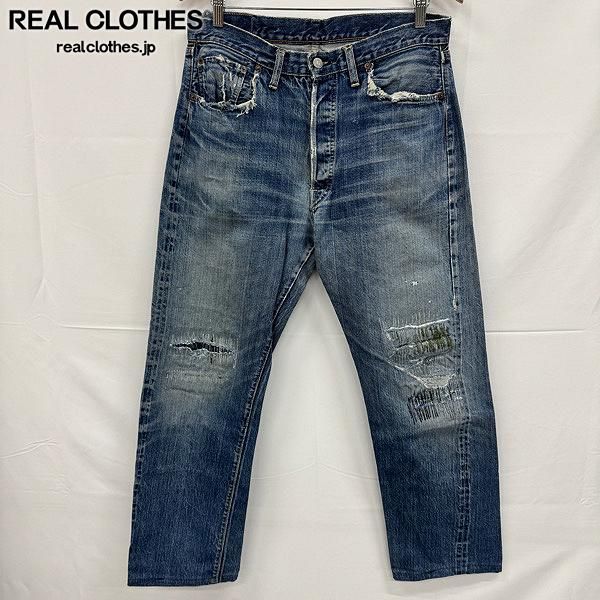 Levi's 1970s 501 最初期ビッグE 刻印6 Vステッチ ウエストシングル ヴィンテージ デニムパンツ 95,920円