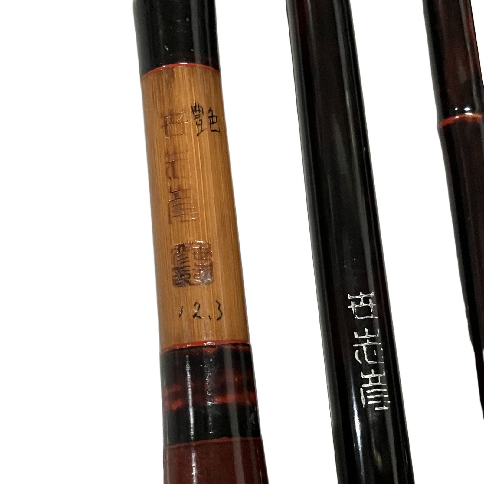 世志彦 12.3尺 4本継 和竿 竹竿 ヘラ竿 へらぶな 釣具 中古 美品