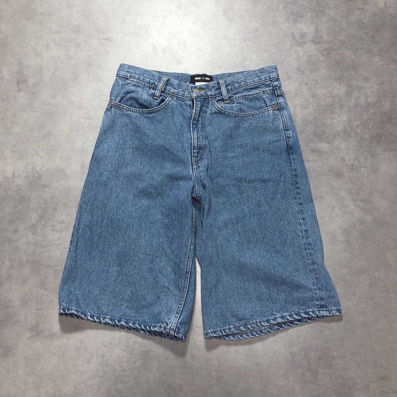 GQ6091◇WIND AND SEA：25sw Manchester City Denim Shorts◇M 