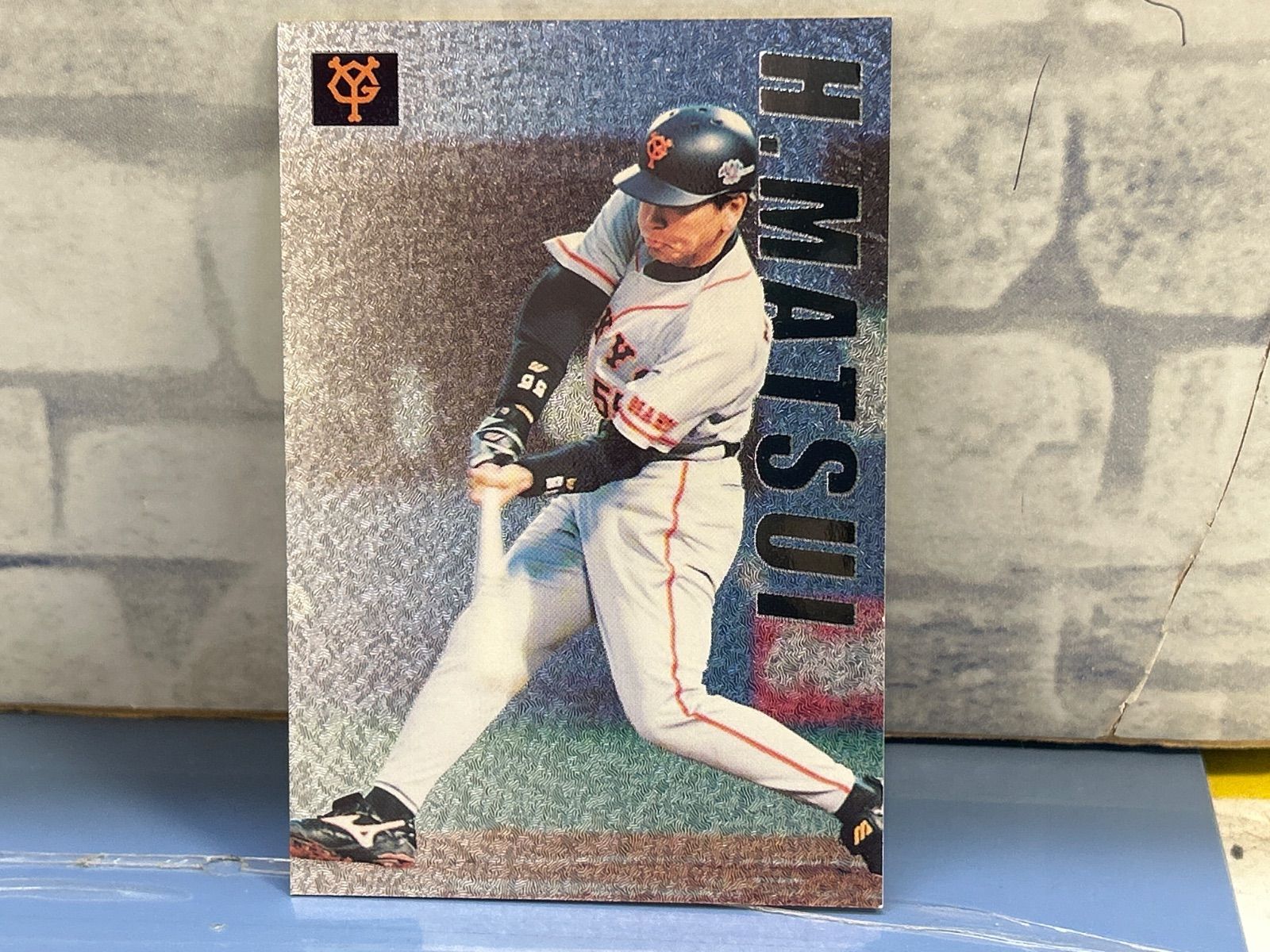 松井秀喜　巨人　ジャイアンツ　プロ野球チップスカード　キラ　パラレル　2002 H7-27】◎ 中古 松井秀喜 キラカード プロ野球チップス 読売