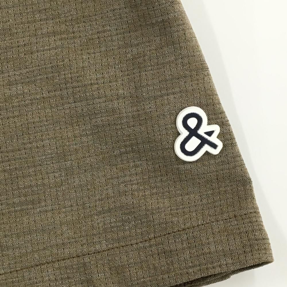 【超美品】アンパスィ スカート ブラウン サイド裾プリーツ 裏地付 レディース M ゴルフウェア and per se 超美品】アンパスィ スカート ブラウン サイド裾プリーツ 裏地付