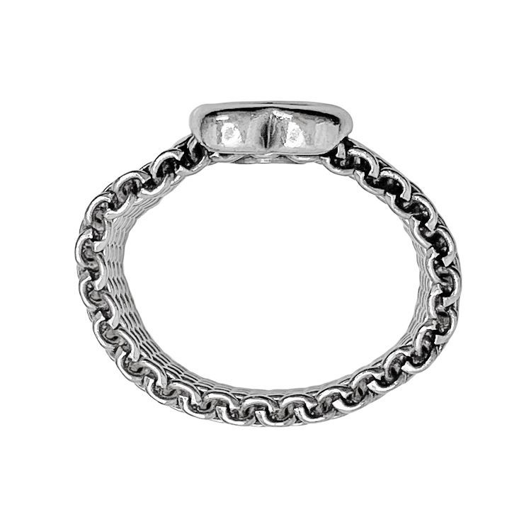 Tiffany&Co. ティファニー サマセット メッシュ ハート リング size=14