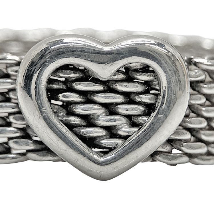 ティファニー サマセット メッシュ ハートリング Tiffany&Co. ティファニー サマセット メッシュ ハート リング size=14