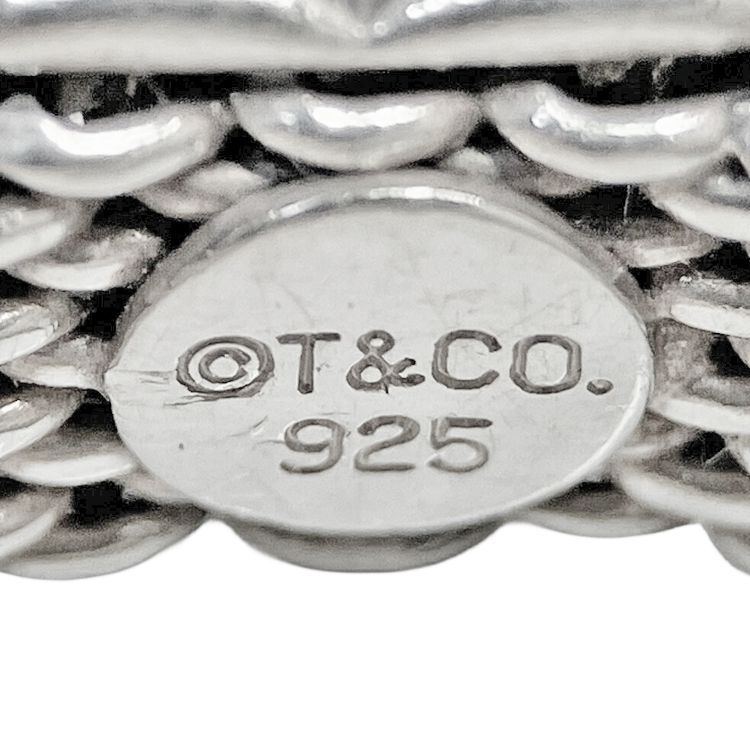 Tiffany&Co. ティファニー サマセット メッシュ ハート リング size=14