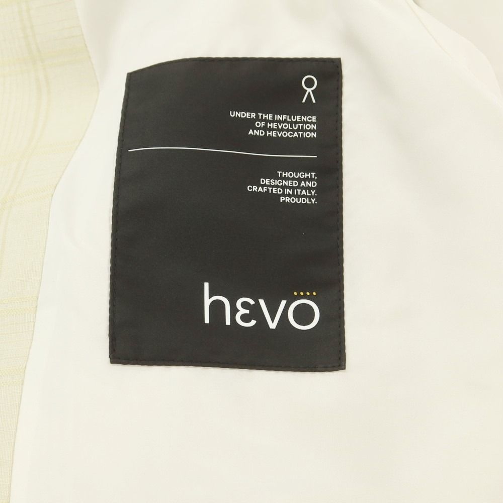 新品アウトレット】イーヴォ Hevo コットンリネン チェック ベルテッド