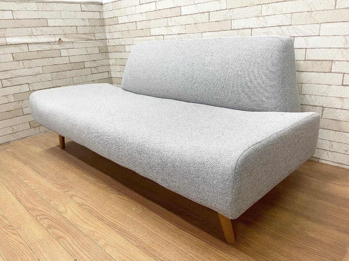 ▼IDEE イデー AO SOFA アーオ ソファ2 グレー 2人掛け 人気カラー 2Pソファ ファブリック 良品企画 インテリア 定価89,900円(畑1878)