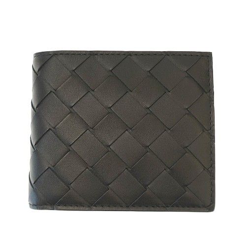 Bottega Veneta　ボッテガヴェネタ　イントレチャート コインパース付き二つ折りウォレット　749412