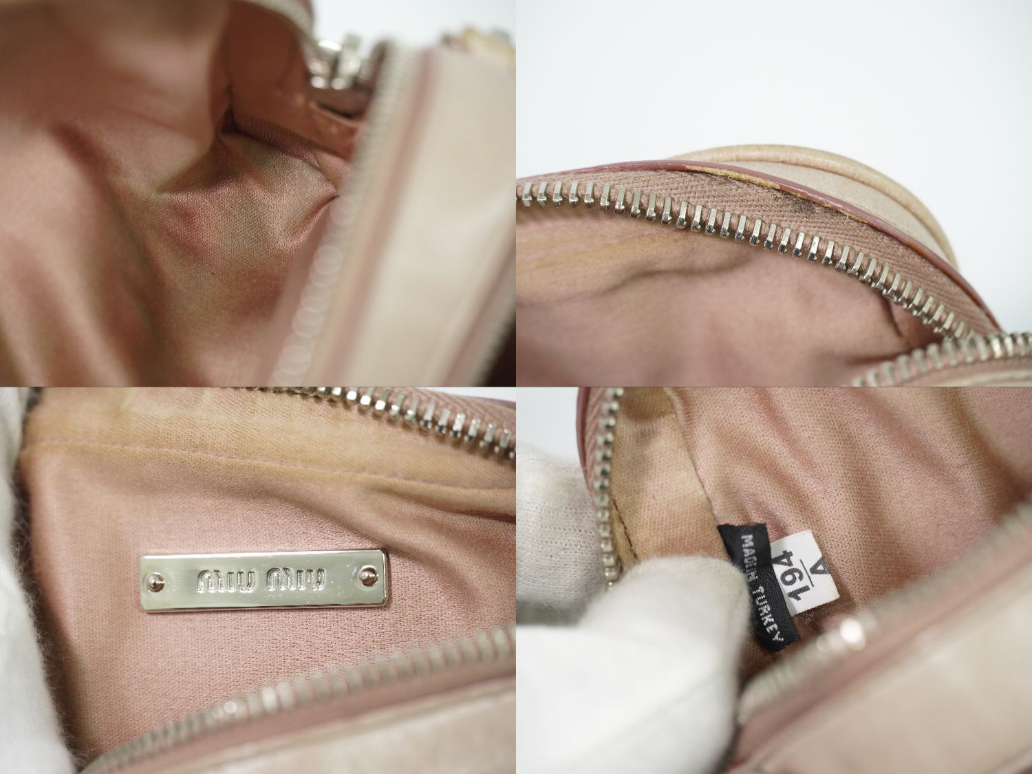 本物 ミュウミュウ MIU MIU マテラッセ チェーン ショルダーバッグ