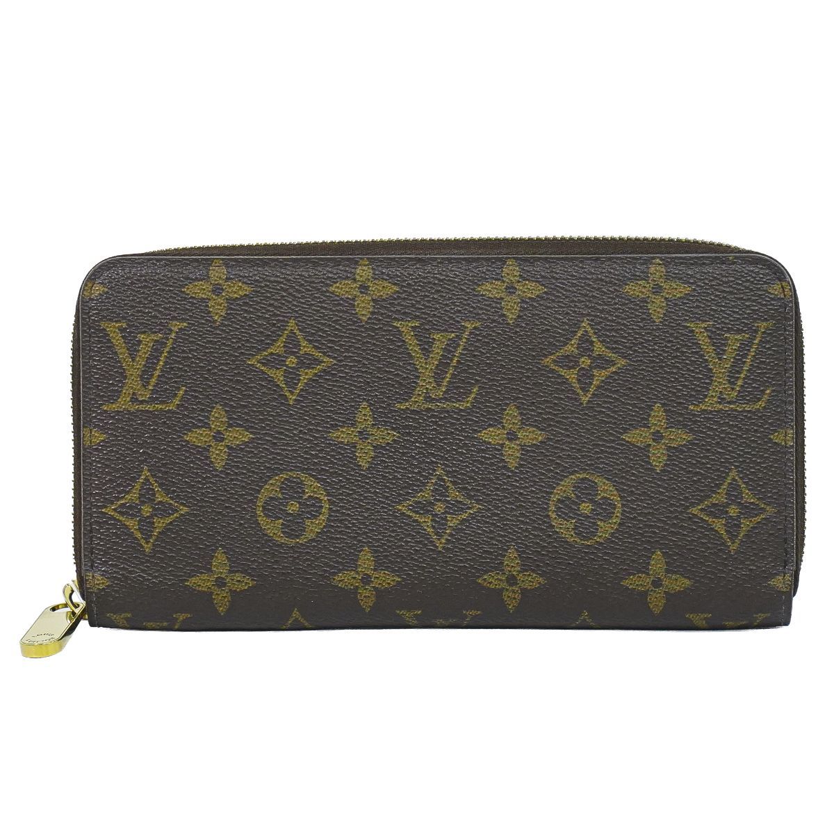 本物 ルイヴィトン LOUIS VUITTON LV ジッピーウォレット モノグラム