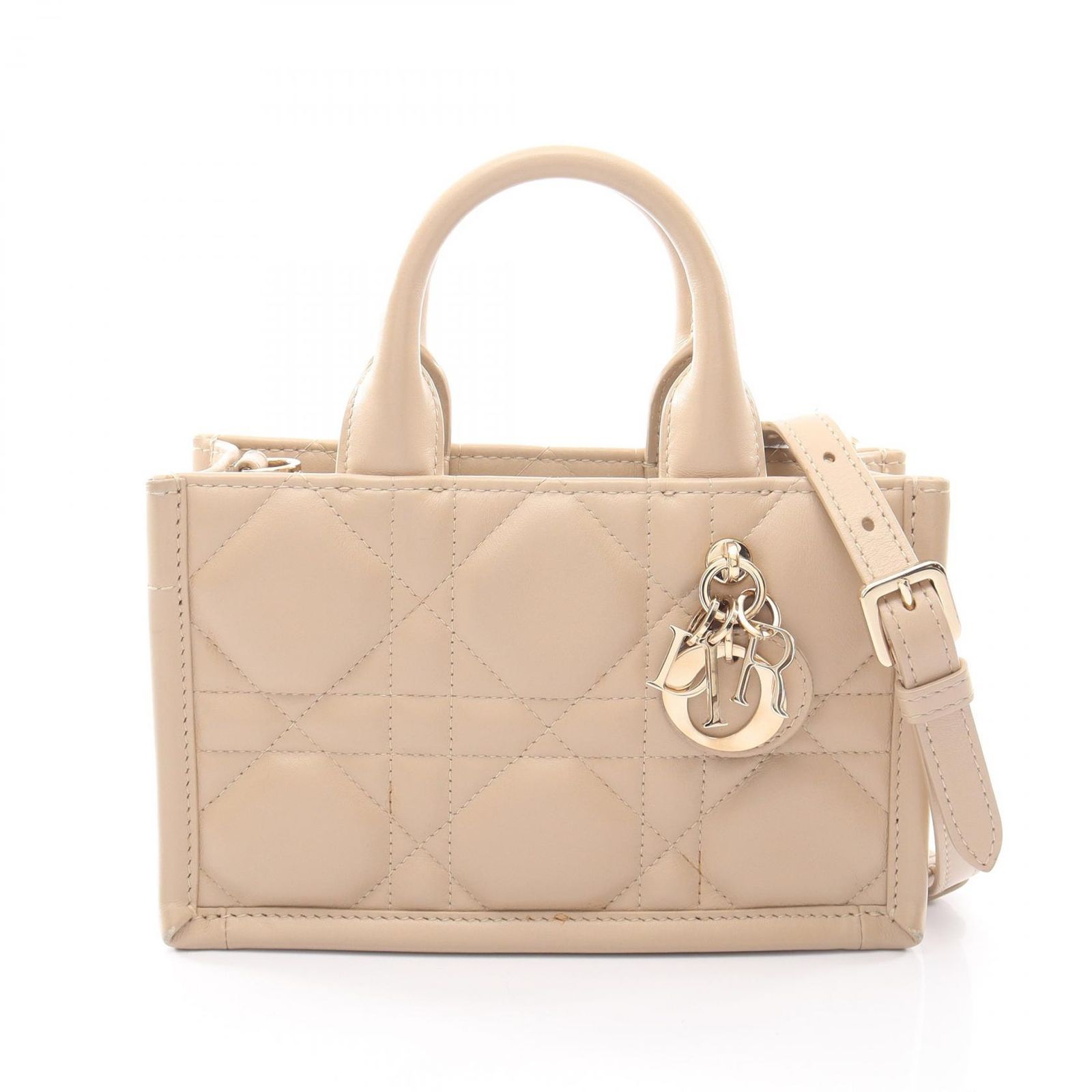 Dior ディオール マクロ カナージュ ブックトート バッグミニ 2WAY ハンドバッグ