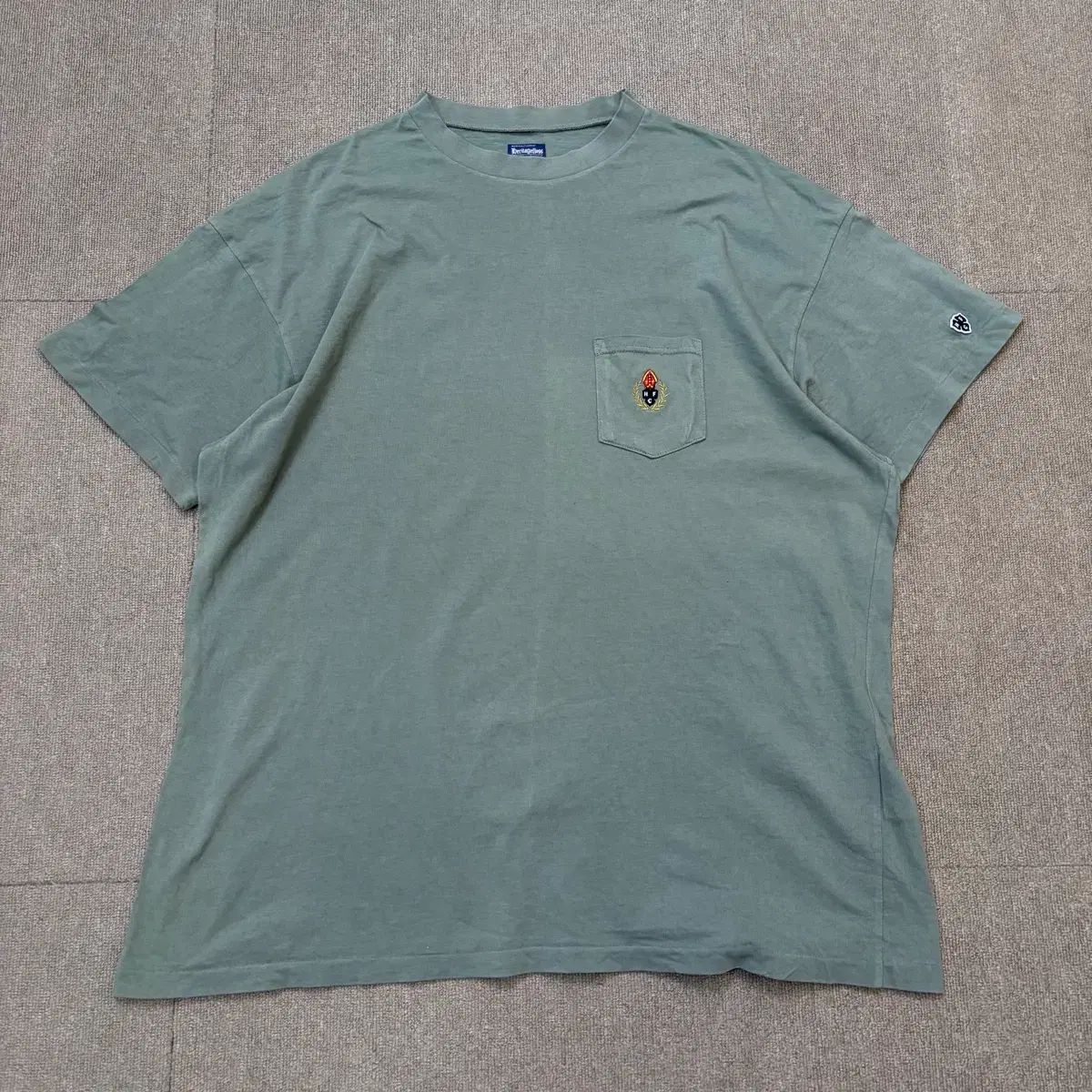 HERITAGE FLOSS 月桂樹ロゴ ポケット Tシャツ xl