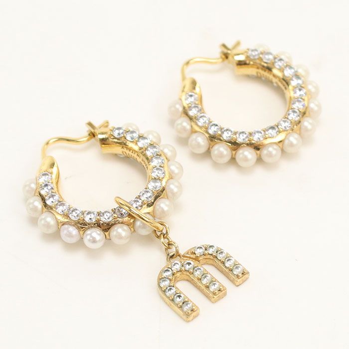 MIUMIU(OUTLET) ミュウミュウ アウトレット 5JO654 ピアス メタル【中古】 レディース