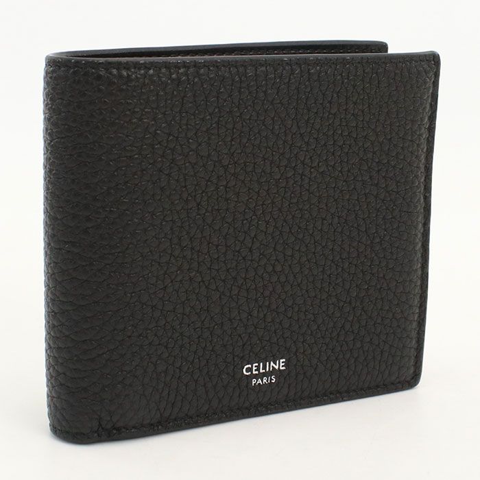 CELINE セリーヌ バイフィールドウォレット 10C873GTZ.38SI 二つ折り財布 カーフ【中古】 メンズ