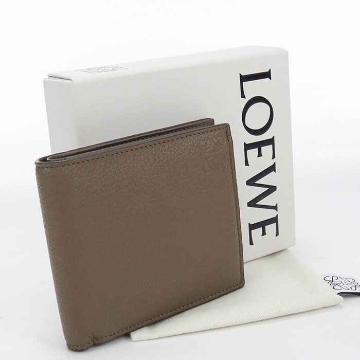 LOEWE ロエベ バイフォールド コインウォレット アナグラム C660501X01 二つ折り財布 カーフ【中古】 メンズ 36,387円
