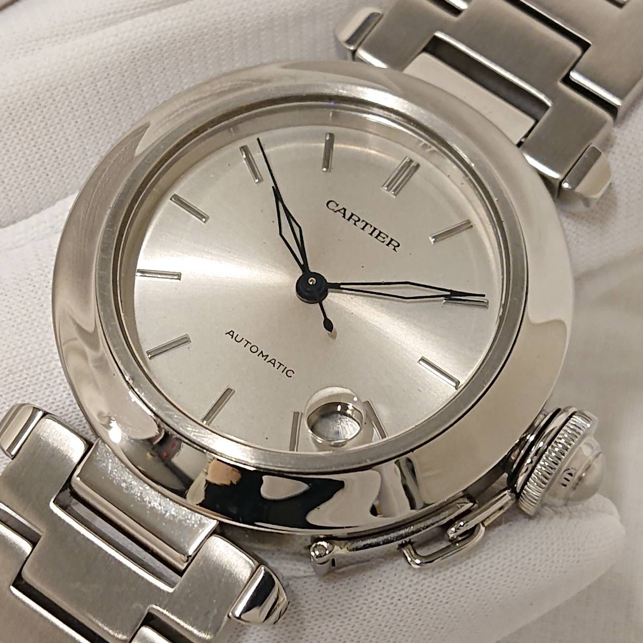 CARTIER W31010M7 PASHA C Self-Winding カルティエ パシャC 自動巻き