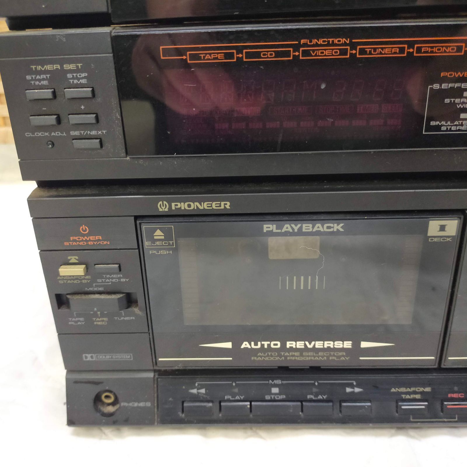 F01-20260714-113 Pioneer Private X303シリーズ コンポセット PD-X707