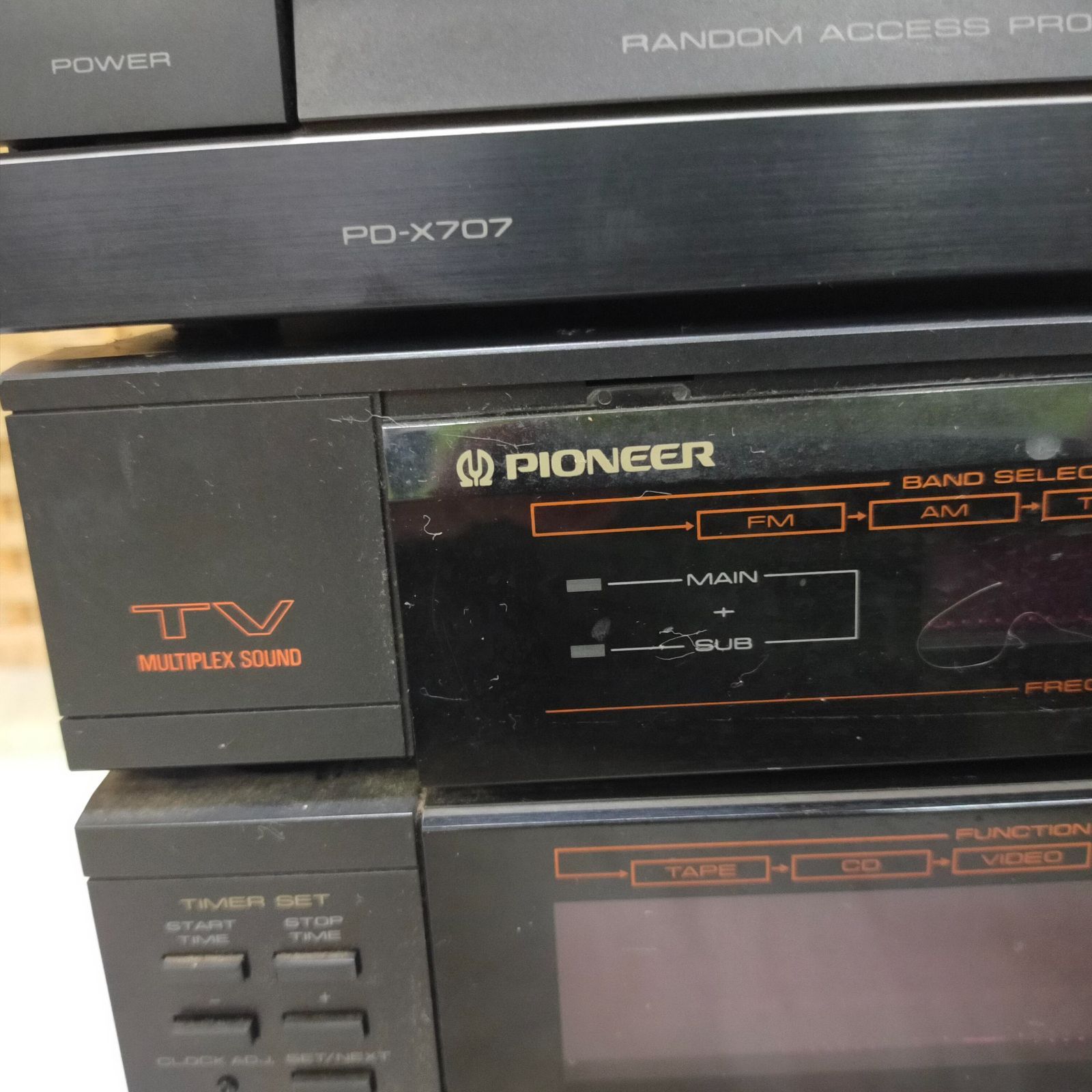 F01-20260714-113 Pioneer Private X303シリーズ コンポセット PD-X707