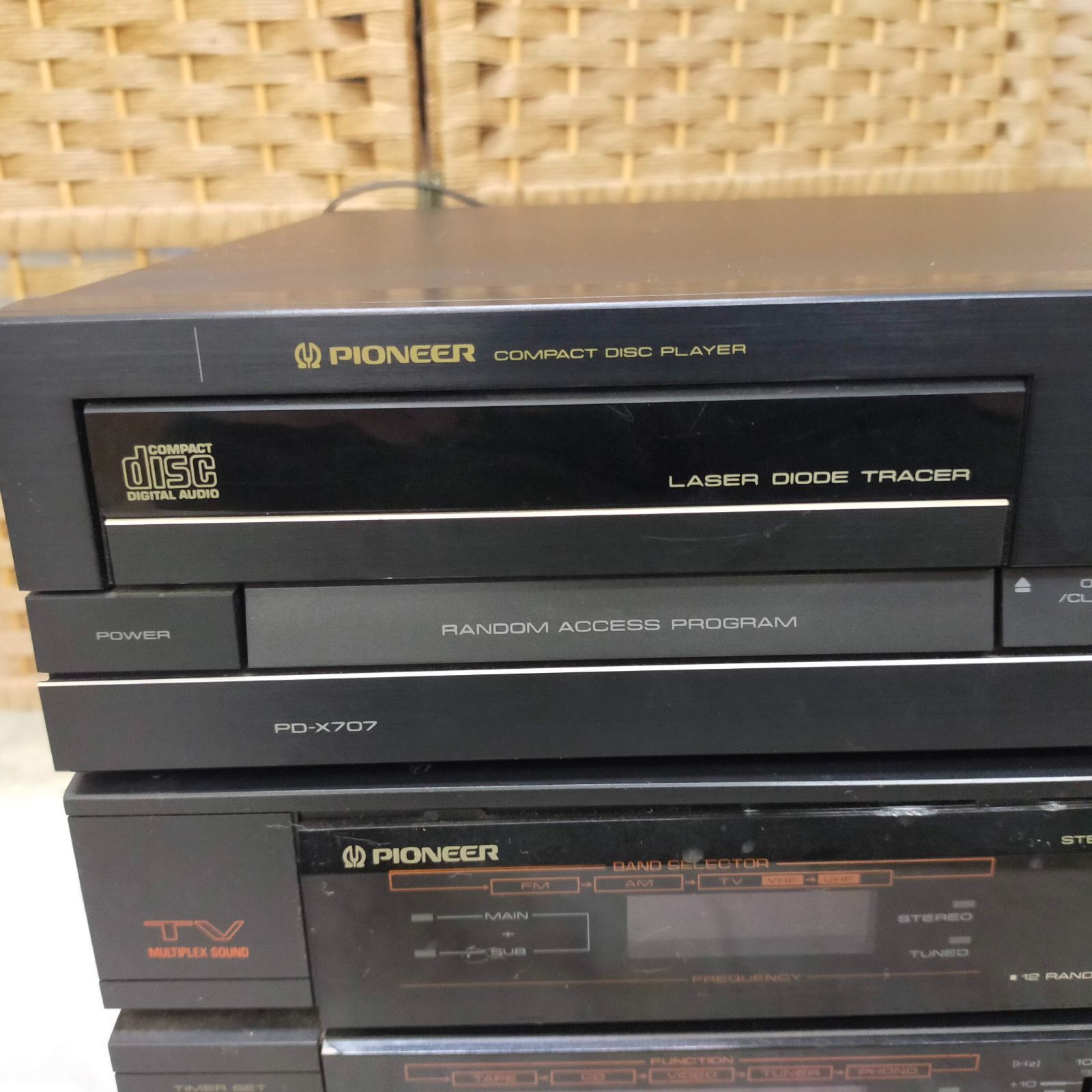 F01-20260714-113 Pioneer Private X303シリーズ コンポセット PD-X707