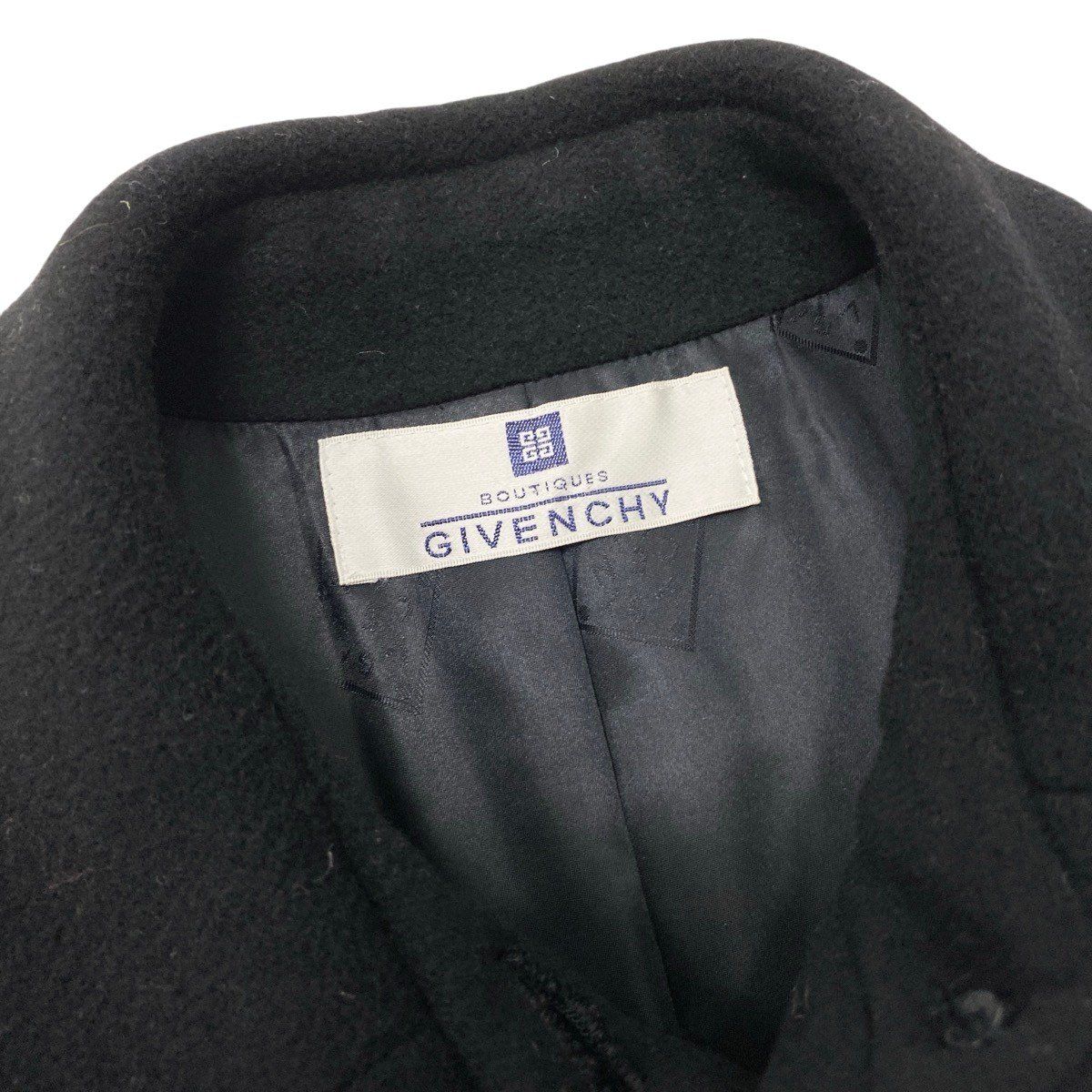 2g14 GIVENCHY ジバンシィ ステンカラーコート ロングコート ラム