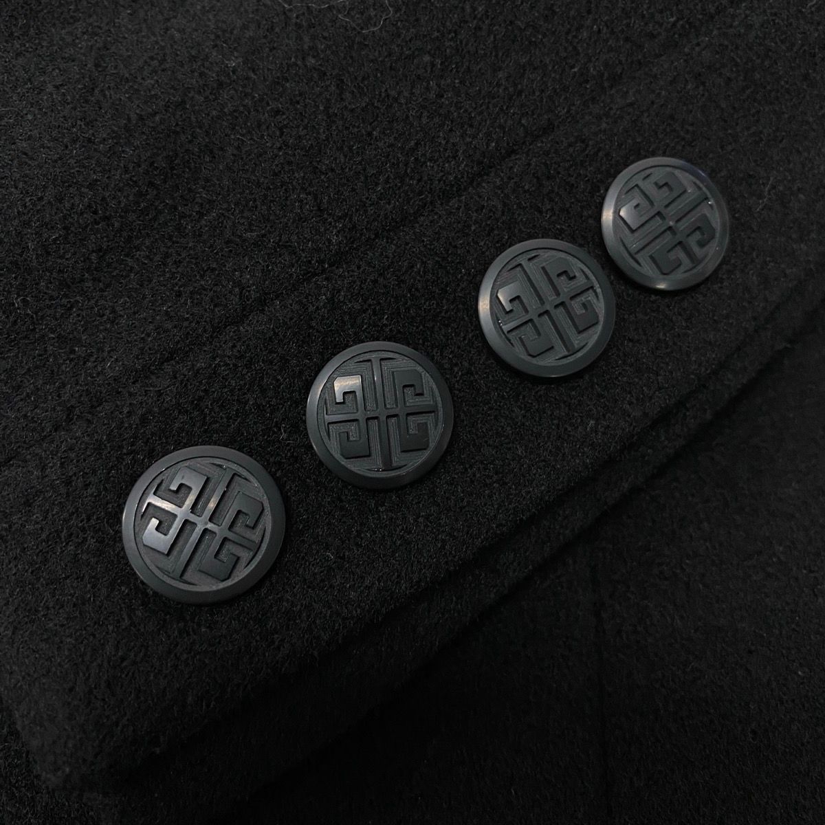 2g14 GIVENCHY ジバンシィ ステンカラーコート ロングコート ラム