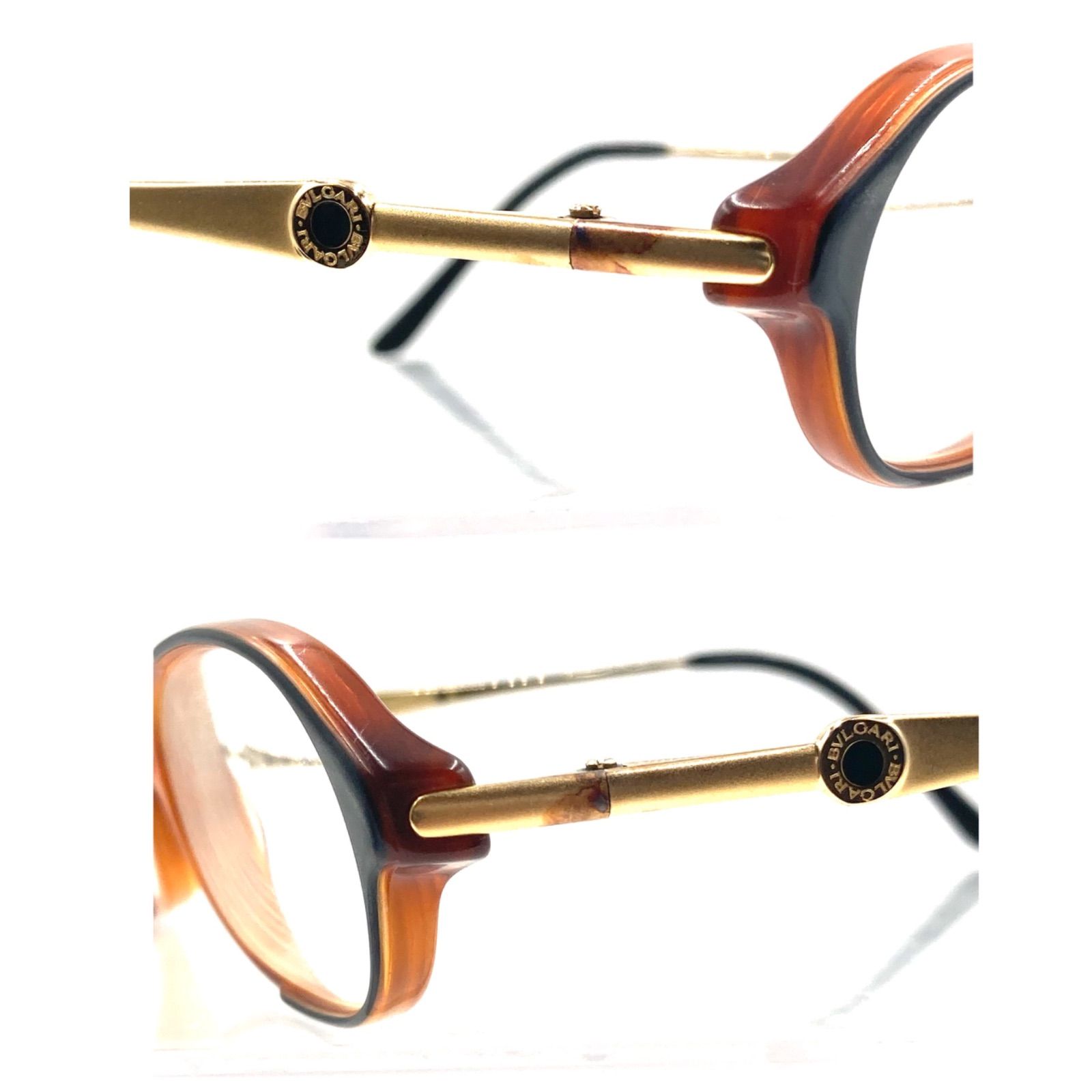 BVLGARI ブルガリ ブルガリ・ブルガリ オーバル型メガネ フレーム用 度