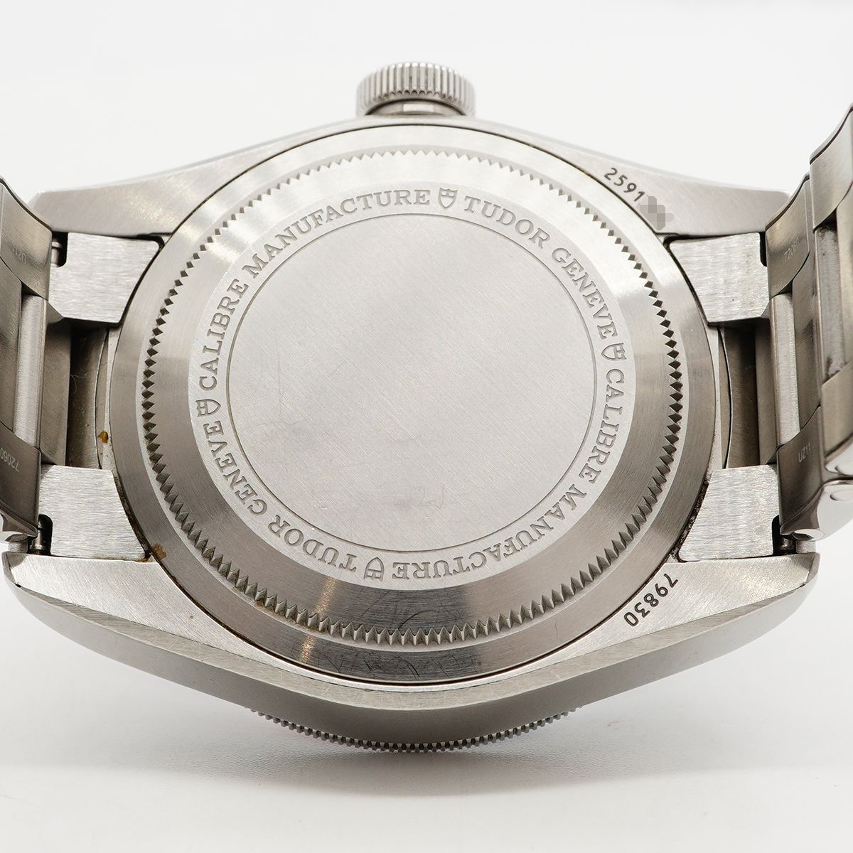 6wgb0082】チュードル ブラックベイGMT 79830RB 黒文字盤【中古