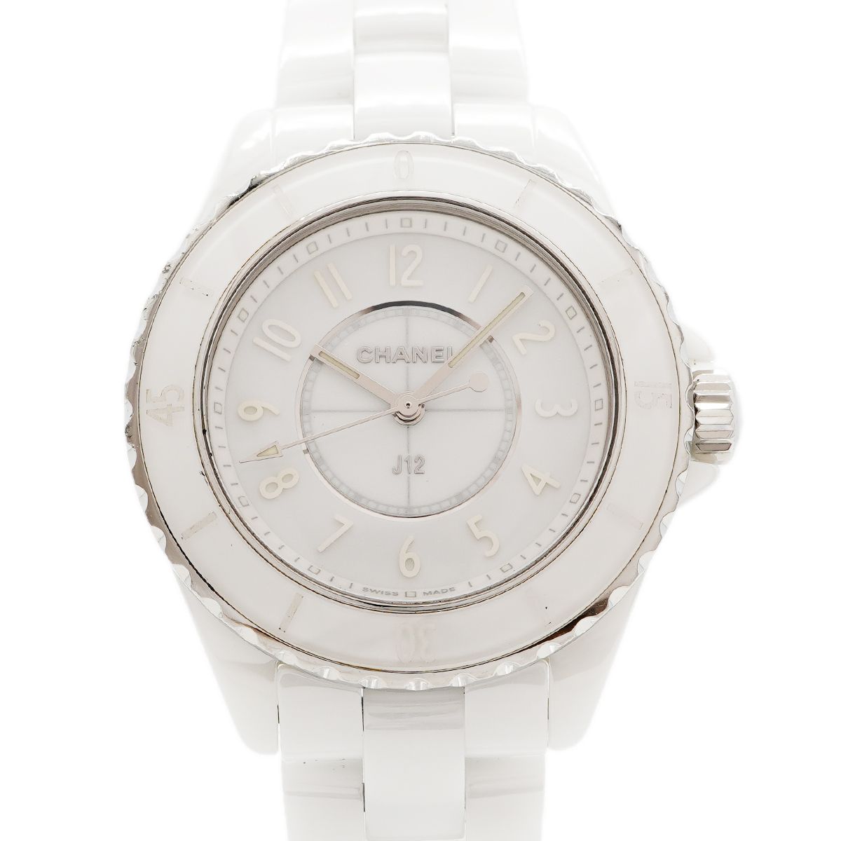CHANEL jw12 ファントム ユニセックス 白 世界限定1200本 6wgb0096】シャネル J12 ファントム 世界限定1200本 H6345 白文字盤