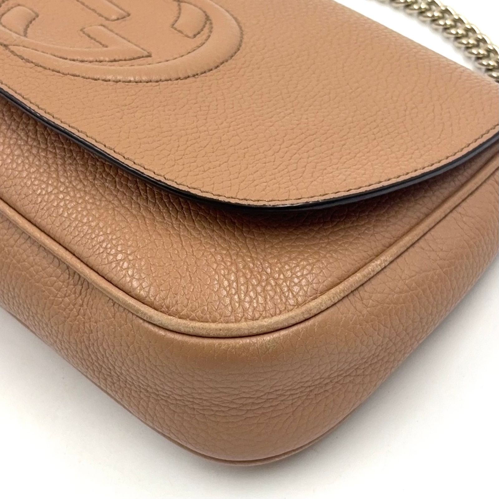 新着】GUCCI ソーホー インターロッキングG チェーンショルダーバッグ