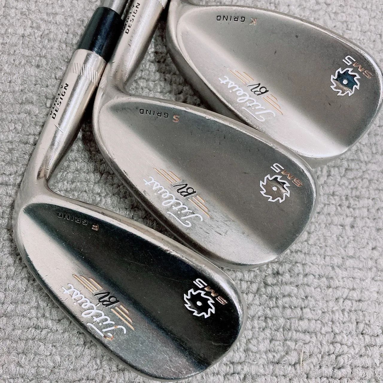 ウェッジ3本セット Titleist タイトリスト BV SM5 ウェッジ 50° 54° 58° SteelFiber i95 フレックスS サンドウェッジ アプローチウェッジ SW AW