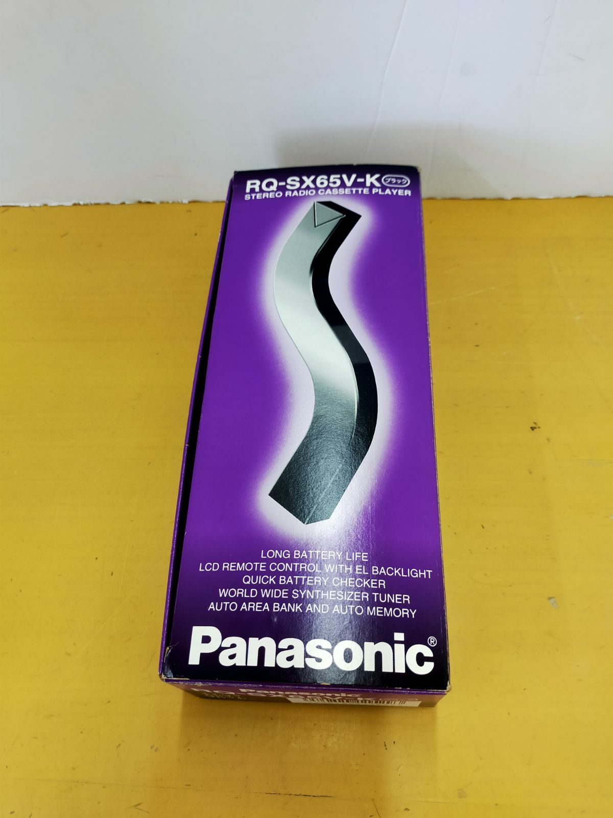 N01 Panasonic ステレオラジオカセットプレーヤーRQ-SX65V-K ジャンク