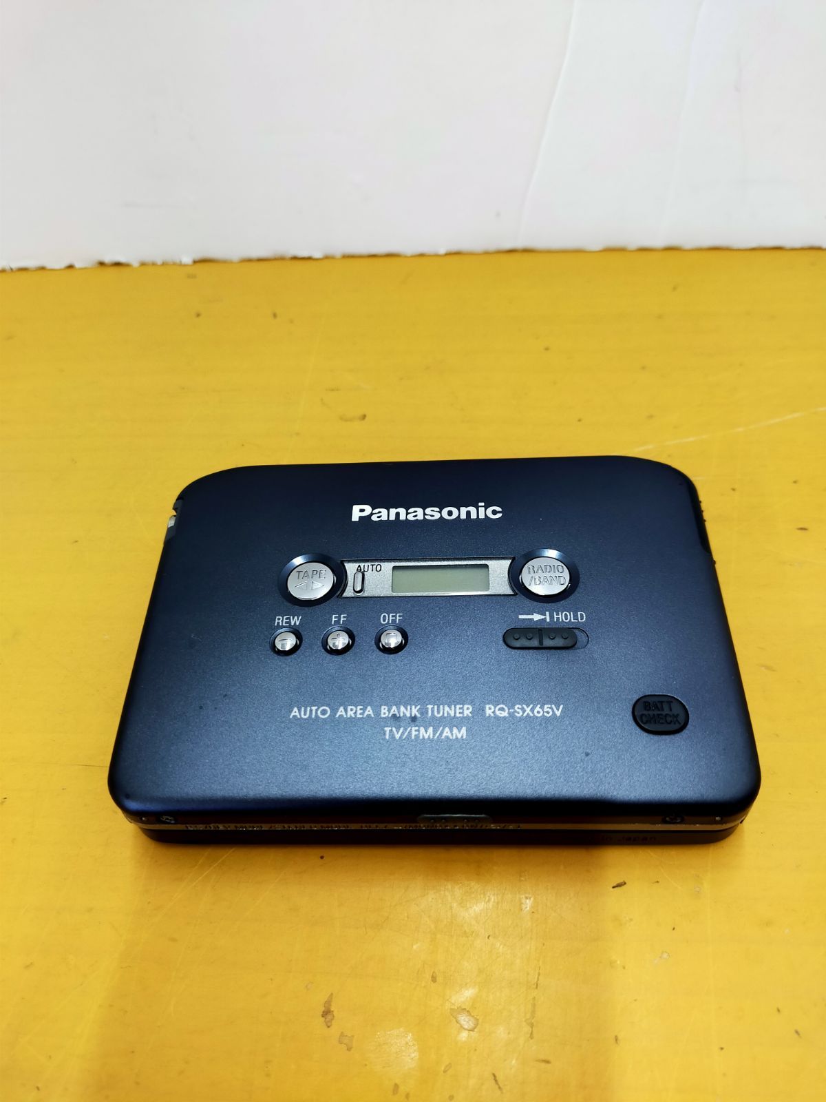 N01 Panasonic ステレオラジオカセットプレーヤーRQ-SX65V-K ジャンク