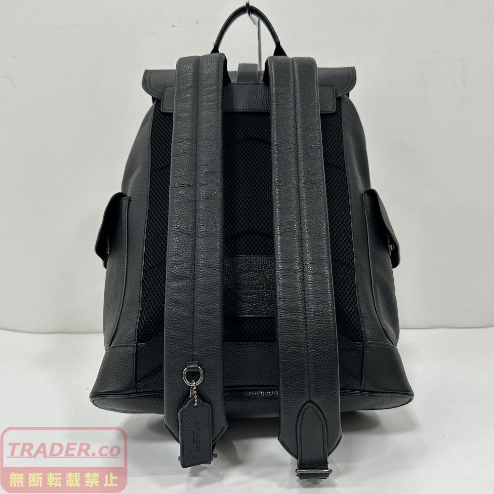 07w1981☆ COACH(コーチ) ハドソン ロゴレザーパッチ バックパック