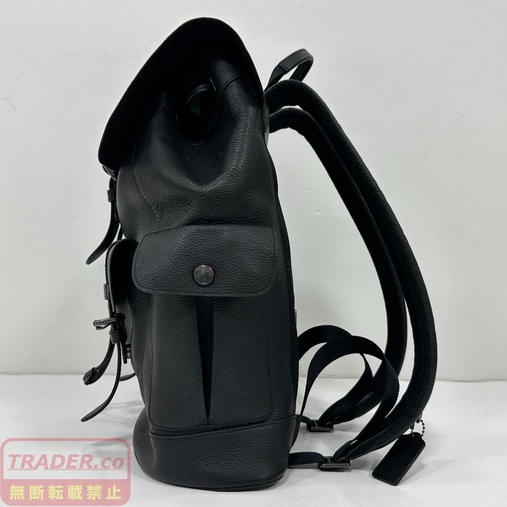 07w1981☆ COACH(コーチ) ハドソン ロゴレザーパッチ バックパック