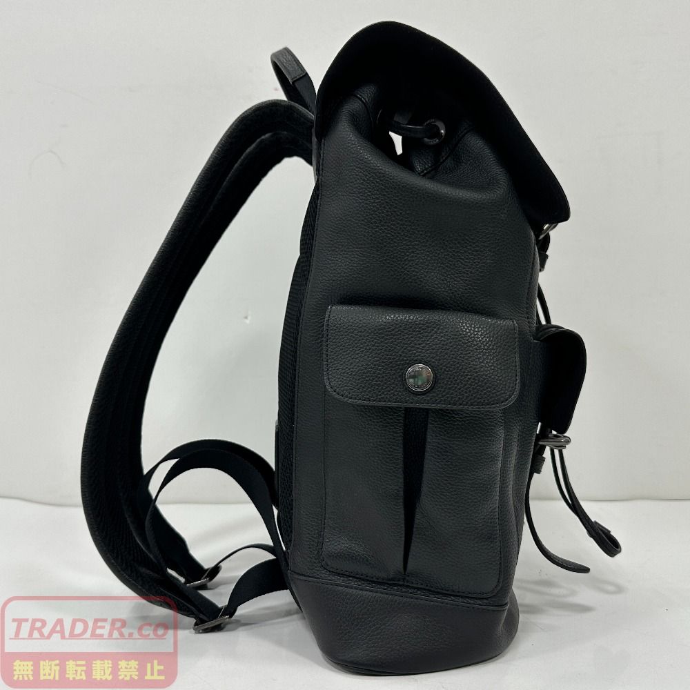 07w1981☆ COACH(コーチ) ハドソン ロゴレザーパッチ バックパック