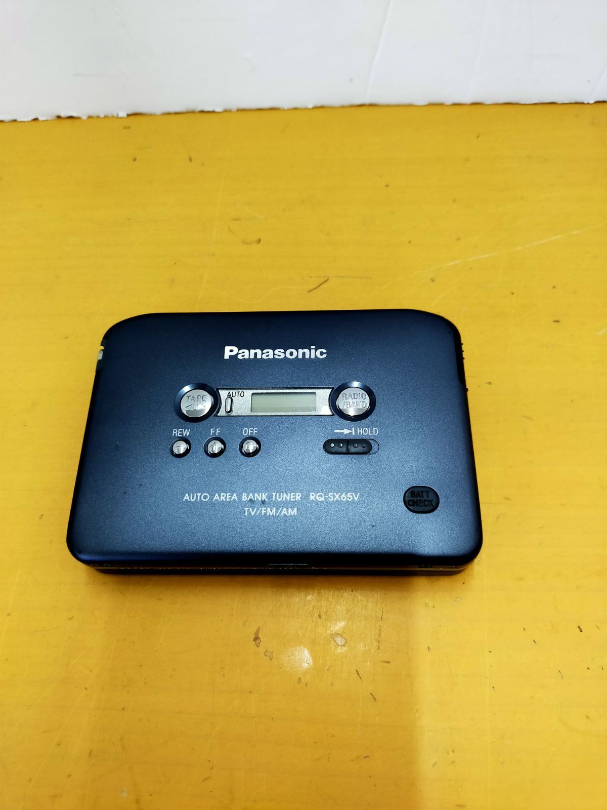 N01 Panasonic ステレオラジオカセットプレーヤーRQ-SX65V-K ジャンク