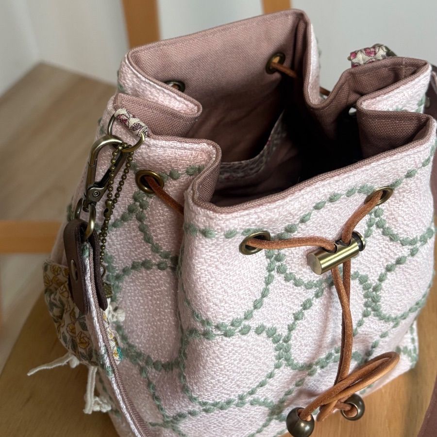 ミナペルホネン◯ハンドメイド◯pitaフォンデュ巾着bag New□ミナペルホネン□ハンドメイド□pitaフォンデュ巾着 - メルカリ