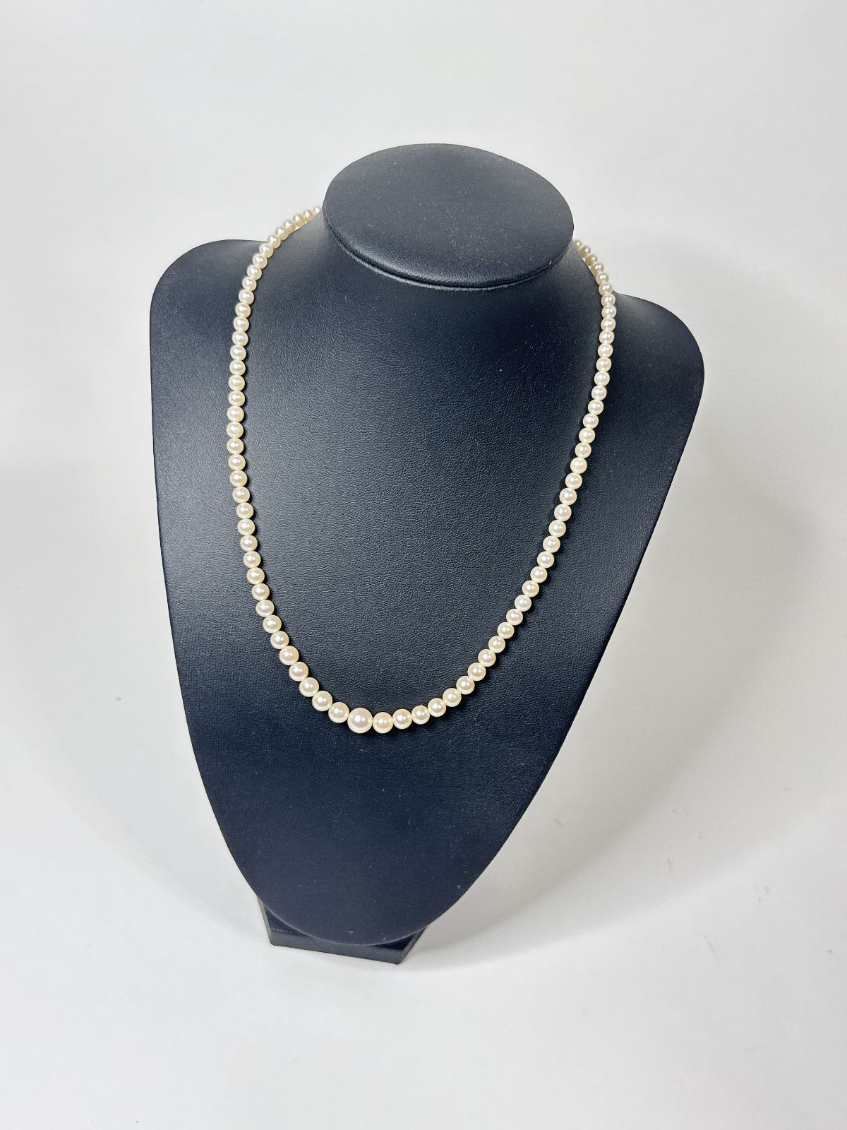 MIKIMOTO ミキモト パール ネックレス SILVER留め具 グラデーション 45cm
