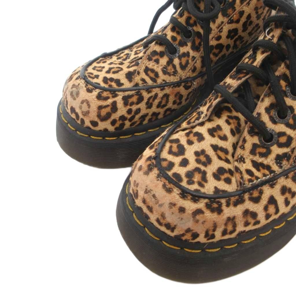 ドクターマーチン DR.MARTENS レースアップシューズ レオパード柄