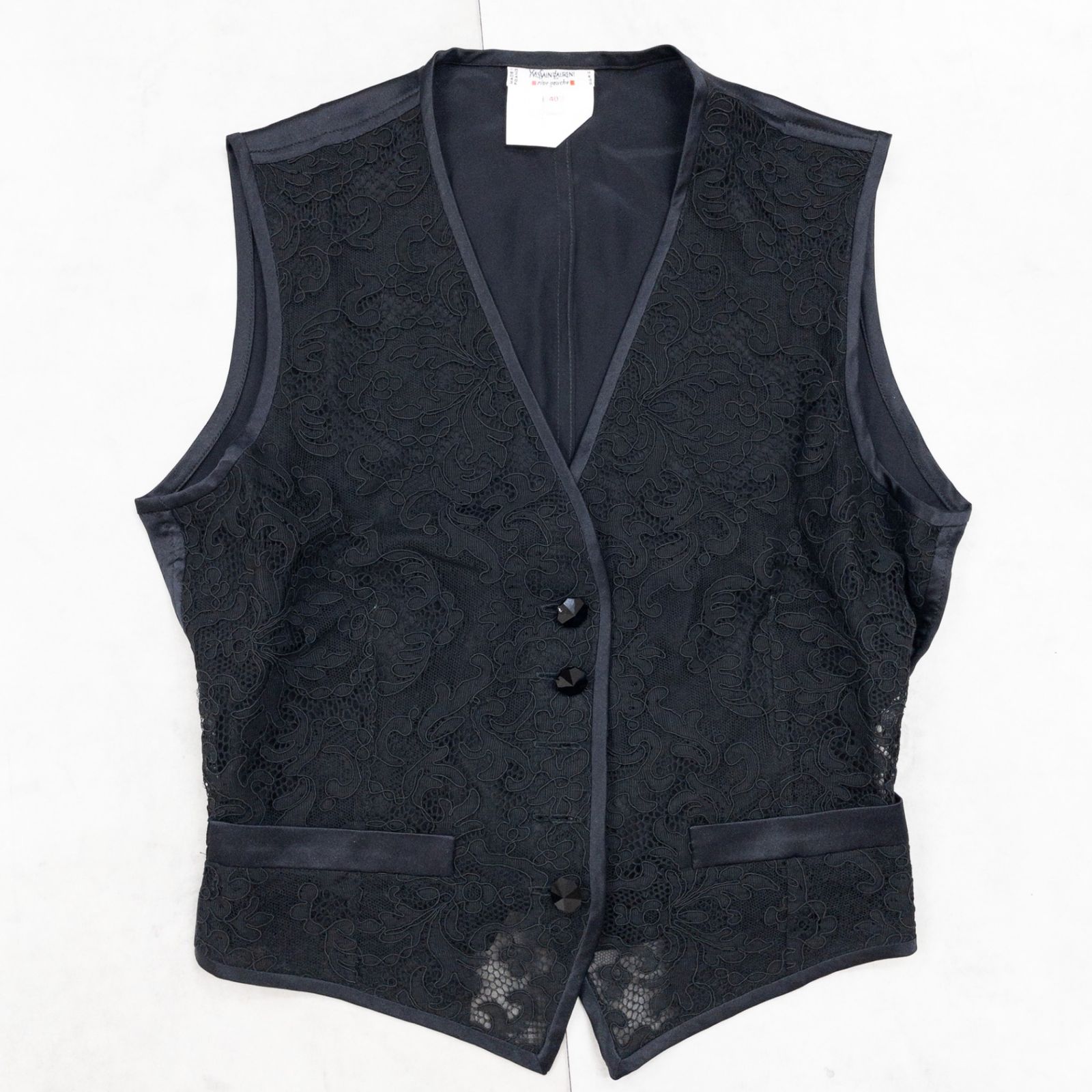 YVES SAINT LAURENT rive gauche　ジレ　ベスト YVES SAINT LAURENT rive gauche イヴサンローラン リヴゴーシュ