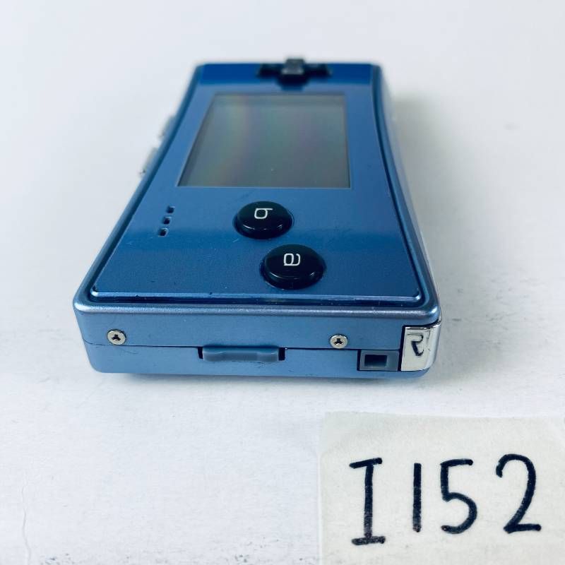 ◇I152【通電OK】ゲームボーイミクロ GAME BOY micro ブルー 青 GBA