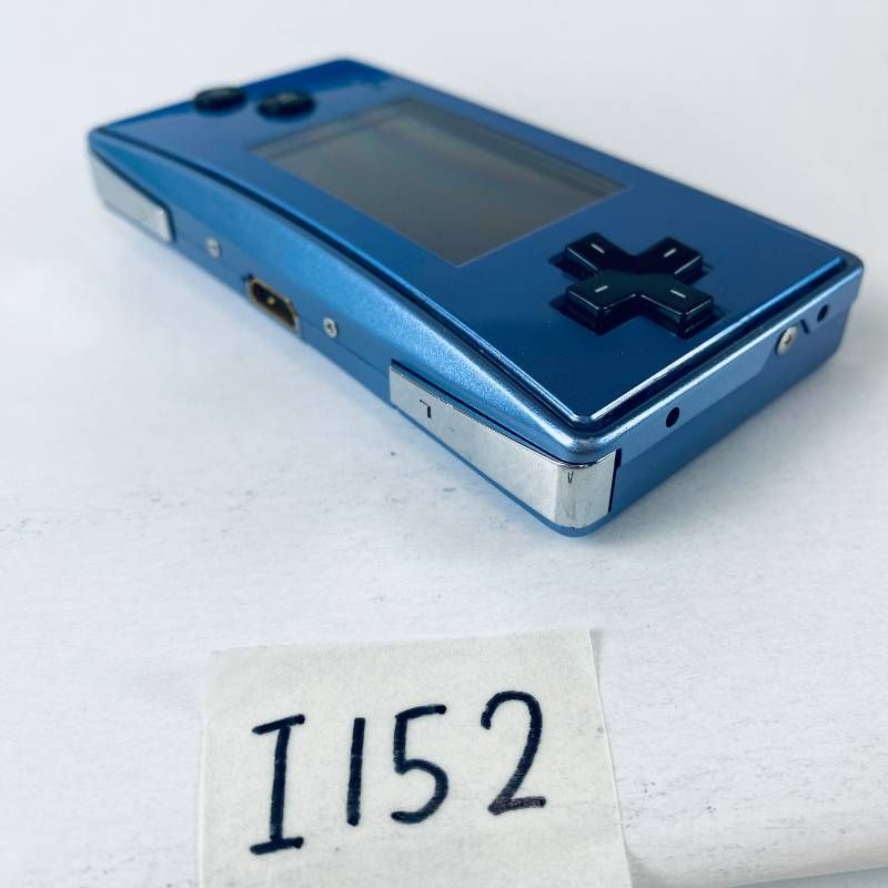 ゲームボーイアドバンス ◇I152【通電OK】ゲームボーイミクロ GAME BOY micro ブルー 青 GBA