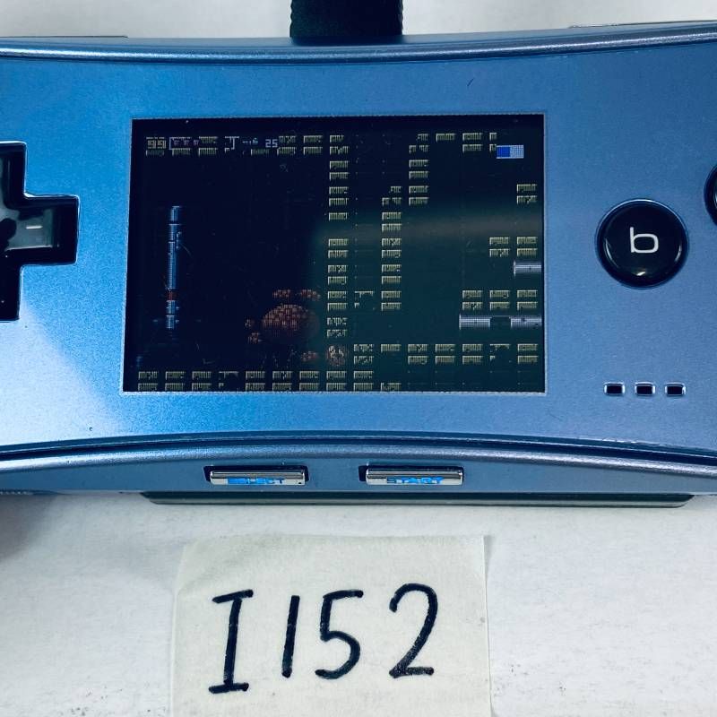 ◇I152【通電OK】ゲームボーイミクロ GAME BOY micro ブルー 青 GBA