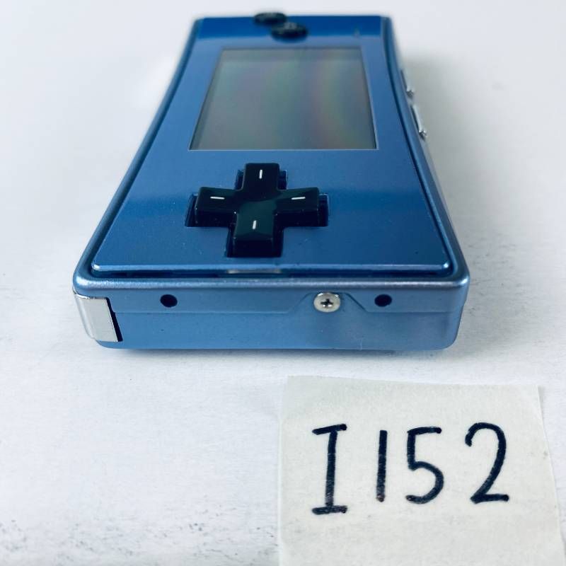 ◇I152【通電OK】ゲームボーイミクロ GAME BOY micro ブルー 青 GBA
